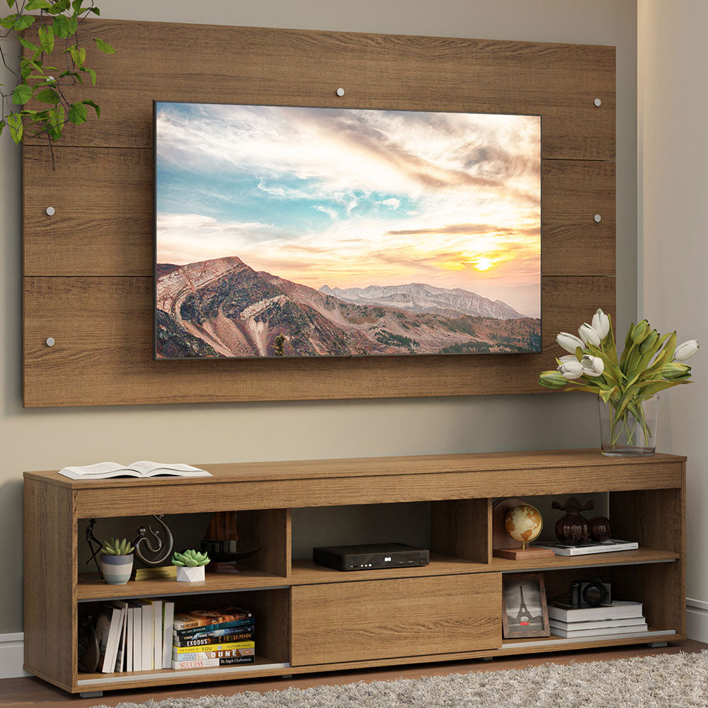 Mueble para TV y Panel Hasta 65" Marrón Orlando