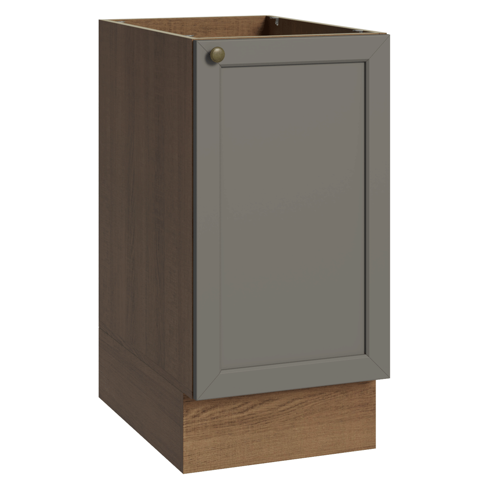 Gabinete Bajo de Cocina 40 x 60 cm 1 Puerta (Sin encimera) Marrón/Gris Vik Madesa