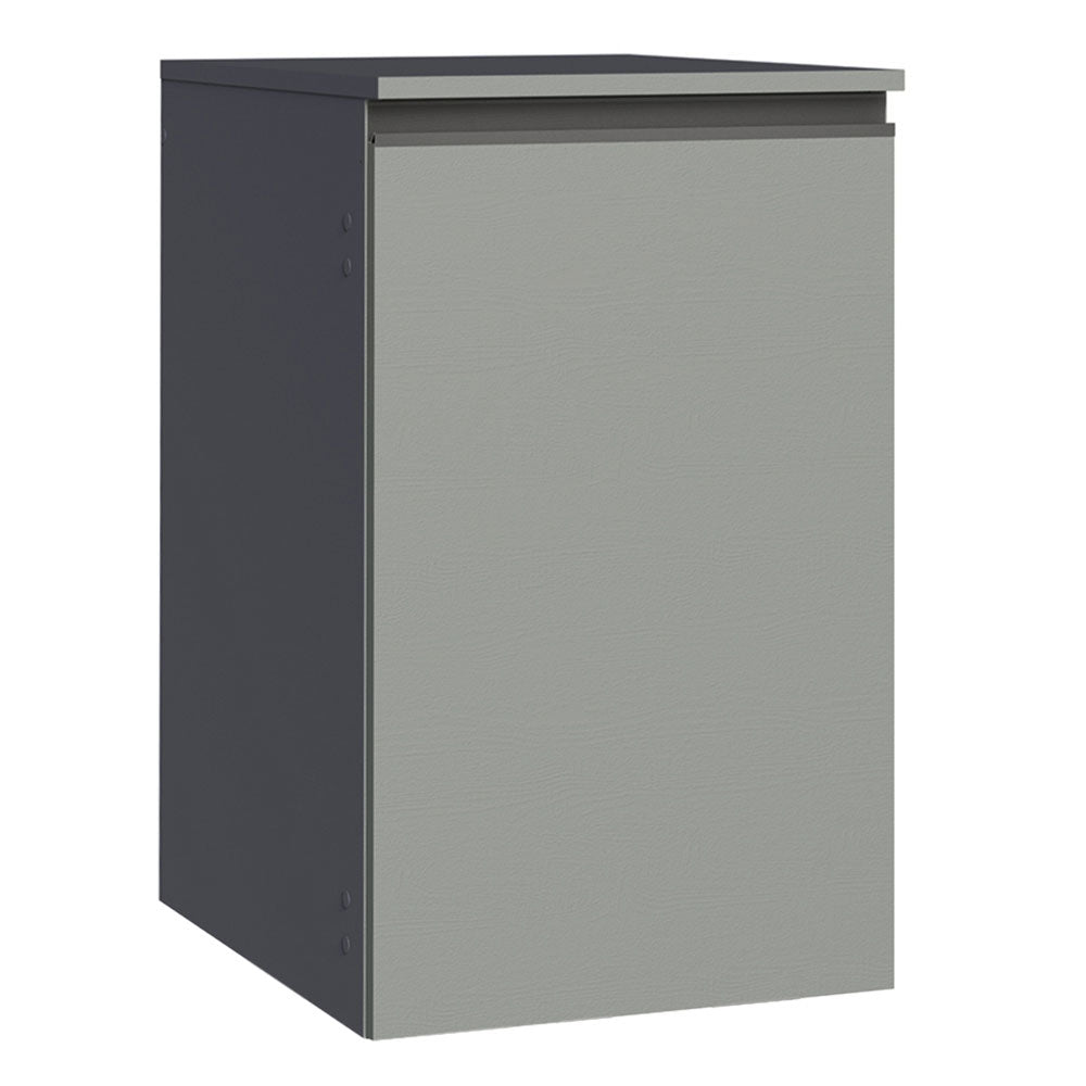 Gabinete Bajo 40 cm 1 Puerta Sin Patas Nice Gris