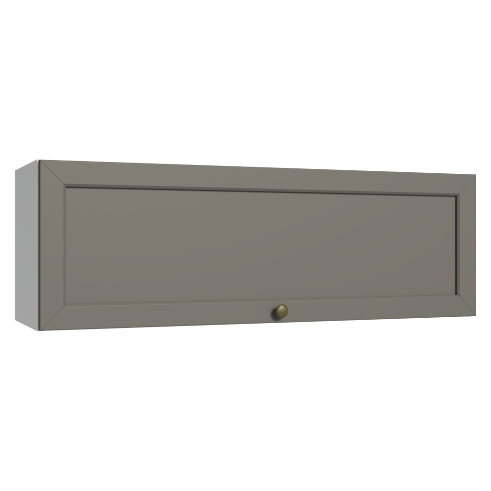 Gabinete Superior 100 cm 1 Puerta Abatible Blanco/Gris Vik Madesa