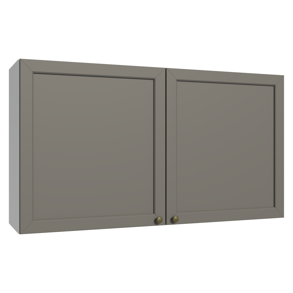 Gabinete Superior 120 cm 2 Puertas Blanco/Gris Vik Madesa
