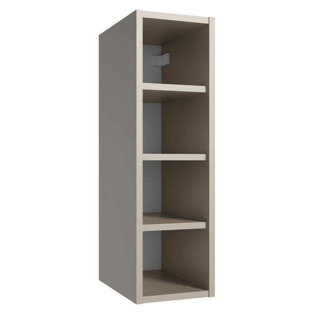 Gabinete Superior Botellero con 4 Nichos Nice Crema