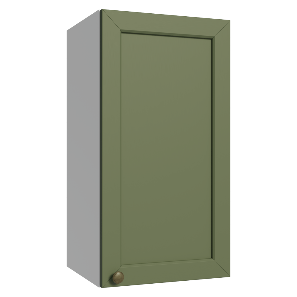 Gabinete Superior 35 cm 1 Puerta Blanco/Verde Vik Madesa
