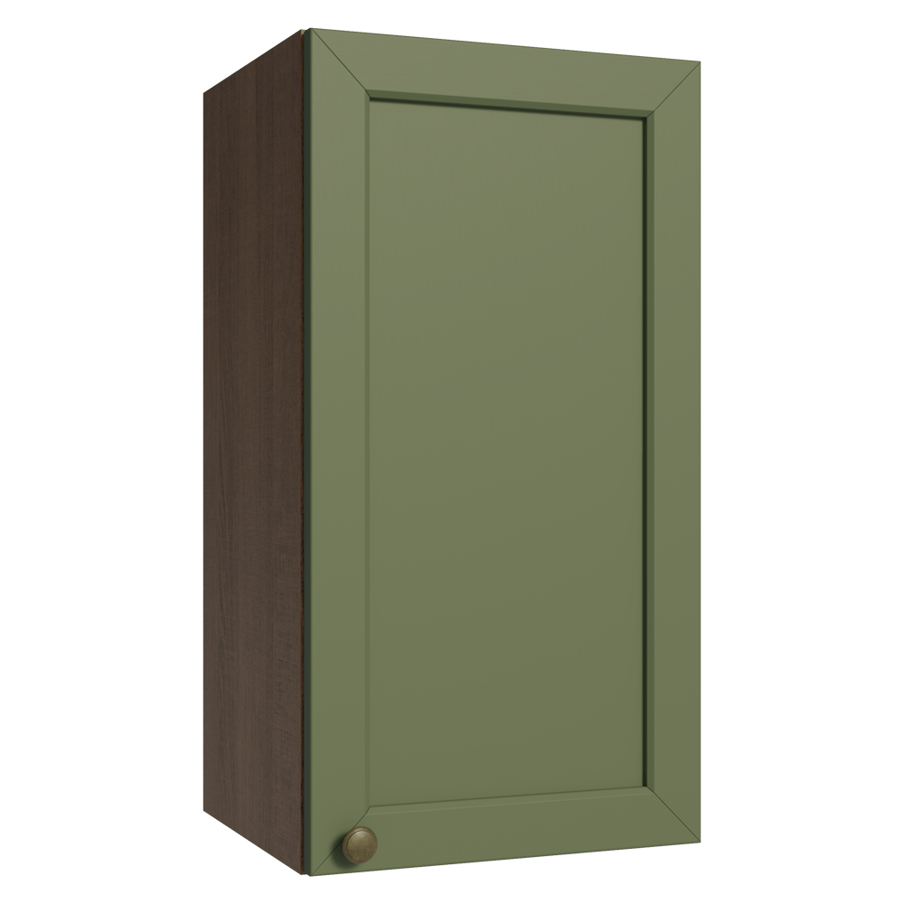 Gabinete Superior 35 cm 1 Puerta Marrón/Verde Vik Madesa