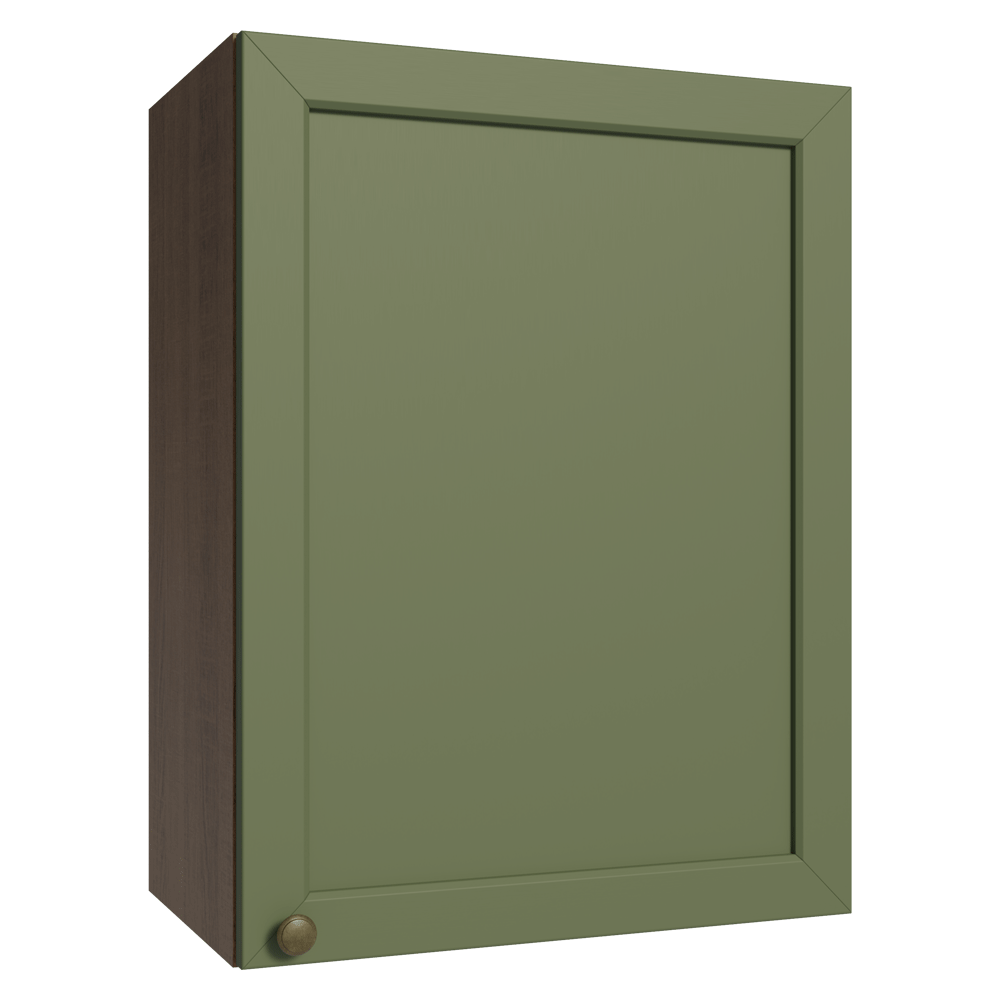Gabinete Superior 50cm 1 Puerta Marrón/Verde Vik Madesa