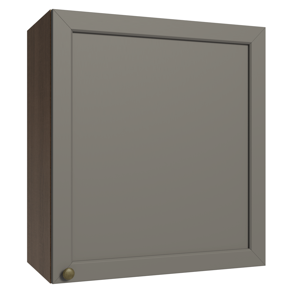 Gabinete Superior 60 cm 1 Puerta Marrón/Gris Vik Madesa