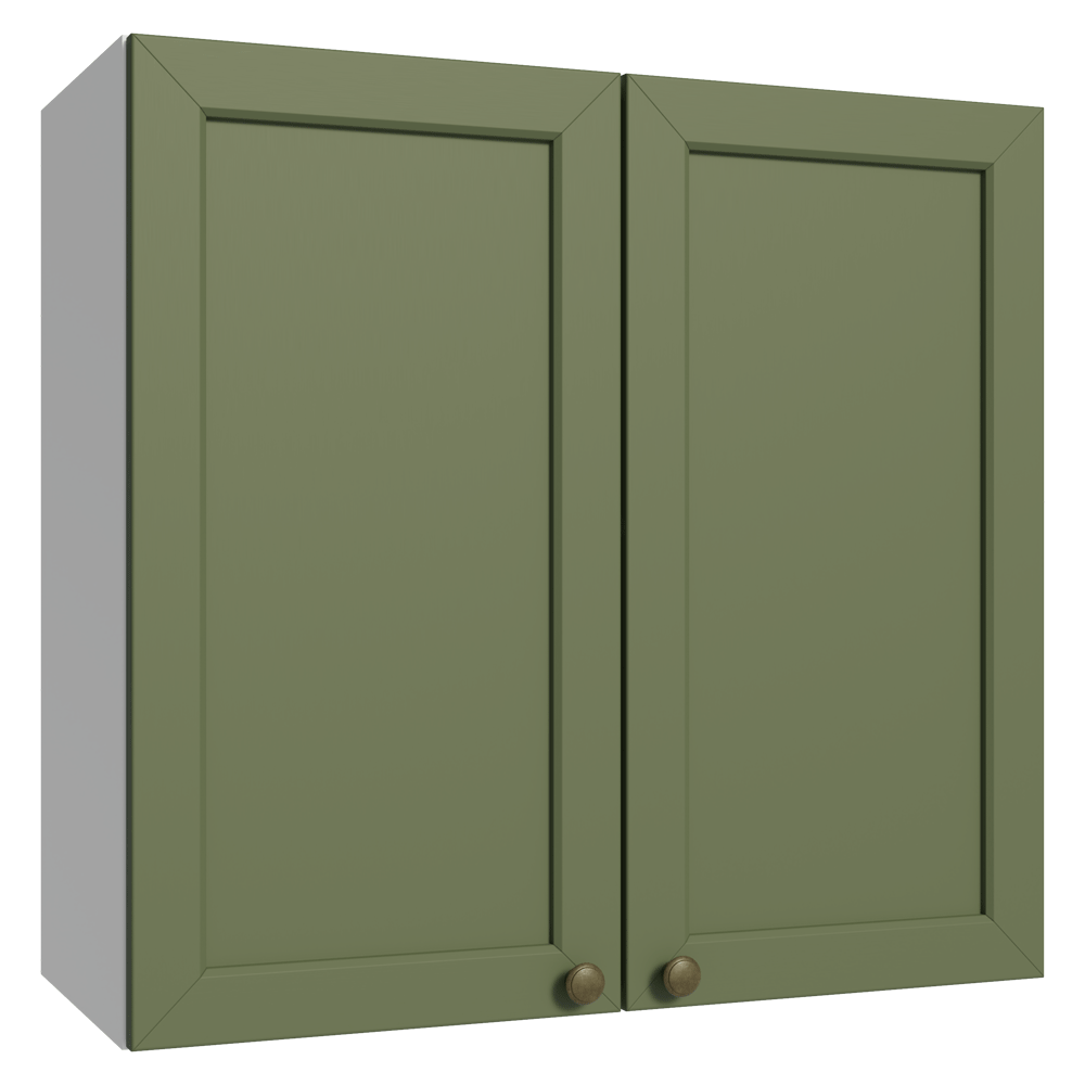Gabinete Superior 70 cm 2 Puertas Blanco/Verde Vik Madesa