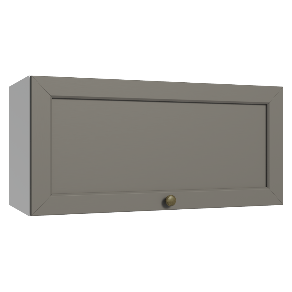 Gabinete Superior 70 cm 1 Puerta Abatible Blanco/Gris Vik Madesa