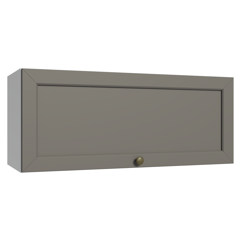 Gabinete Superior 80 cm 1 Puerta Abatible Blanco/Gris Vik Madesa