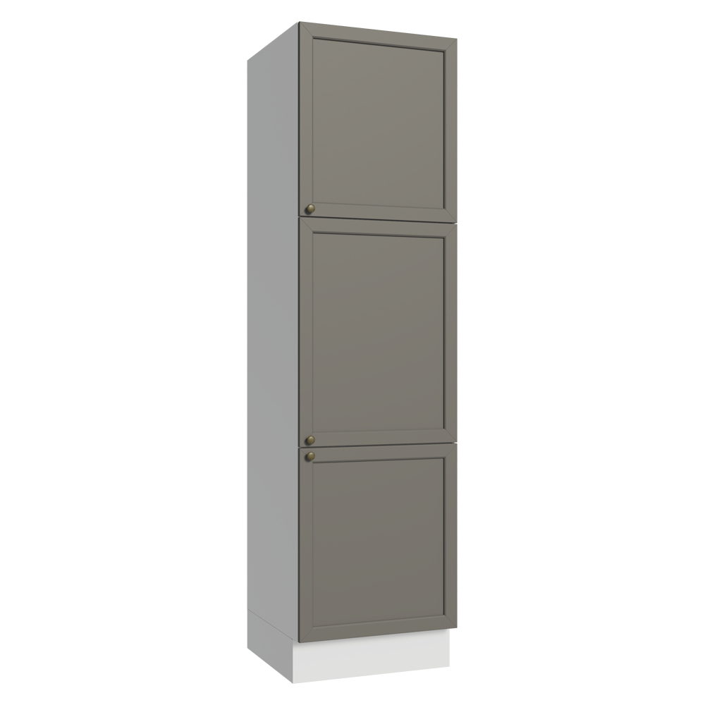 Despensero 60 cm 3 Puertas Blanco/Gris Vik Madesa