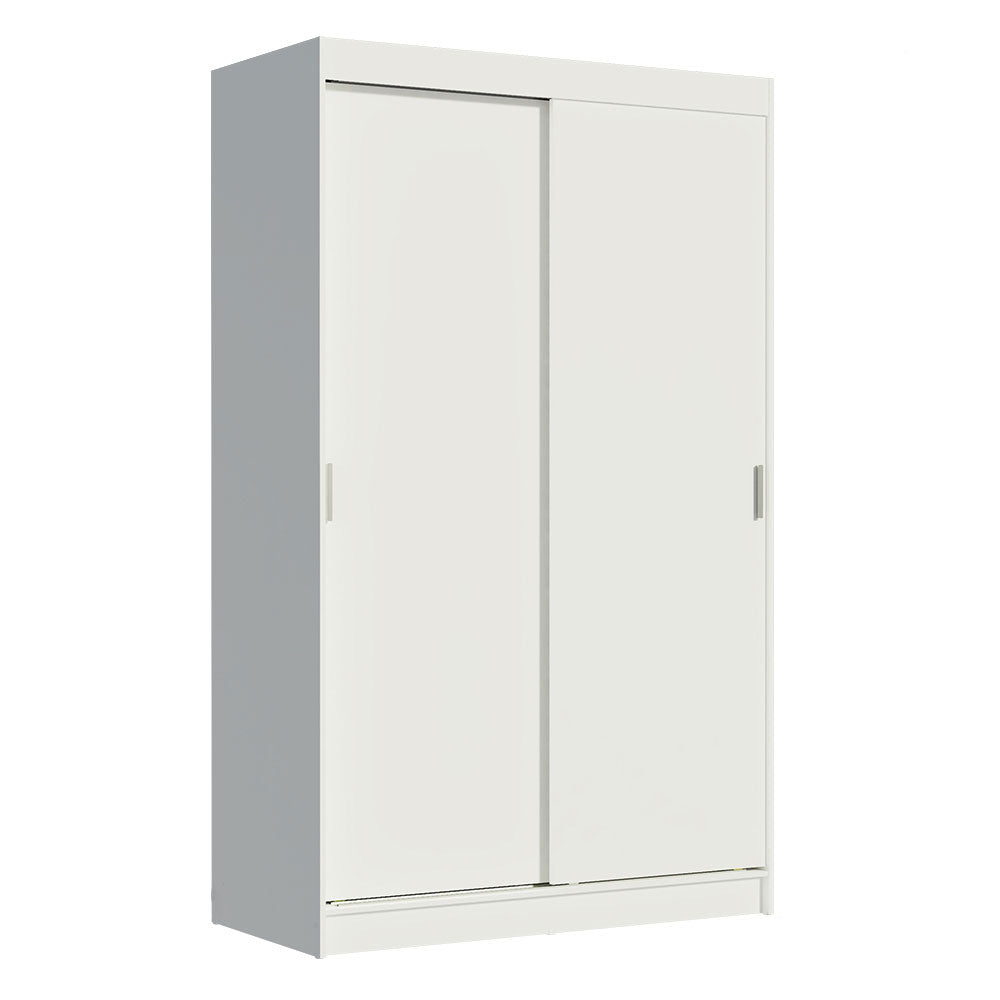 Clóset Soltero Tokio 2 Puertas Correderas 2 Cajones Blanco