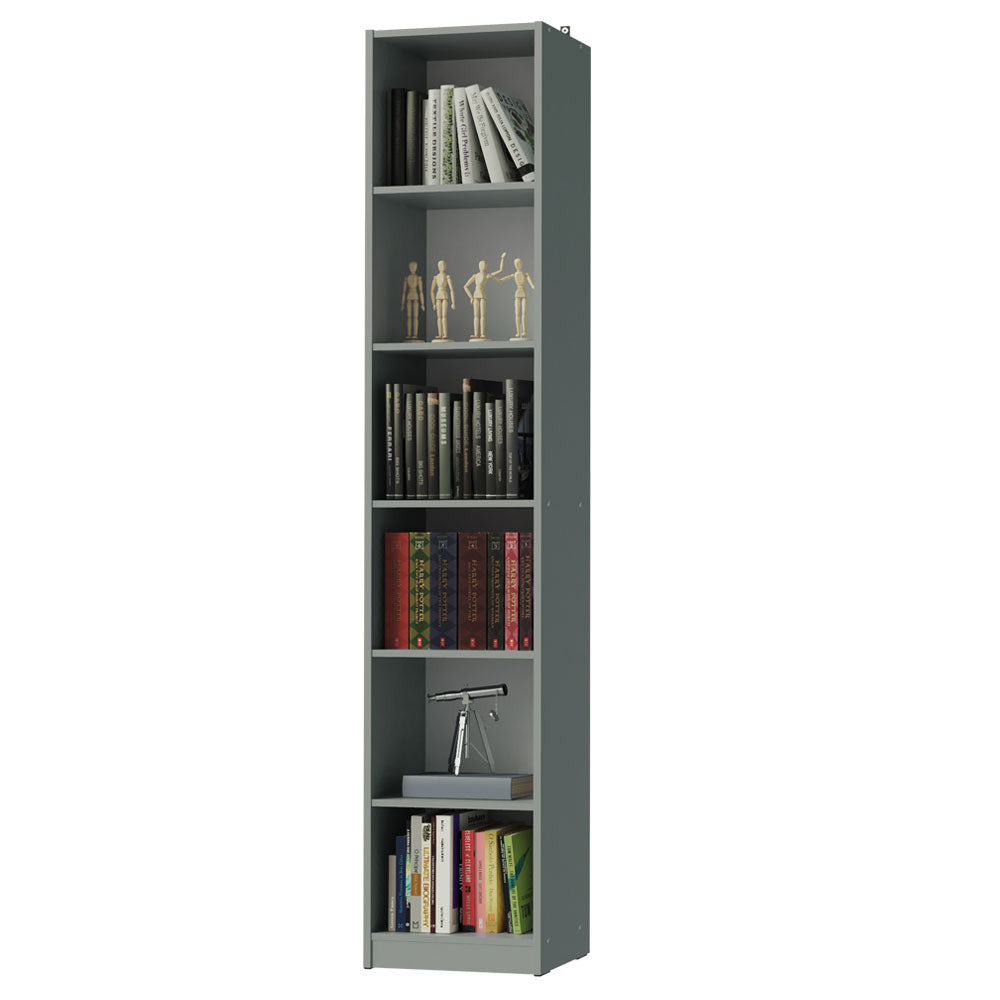 Estante Librero 6906 con 6 Nichos Gris