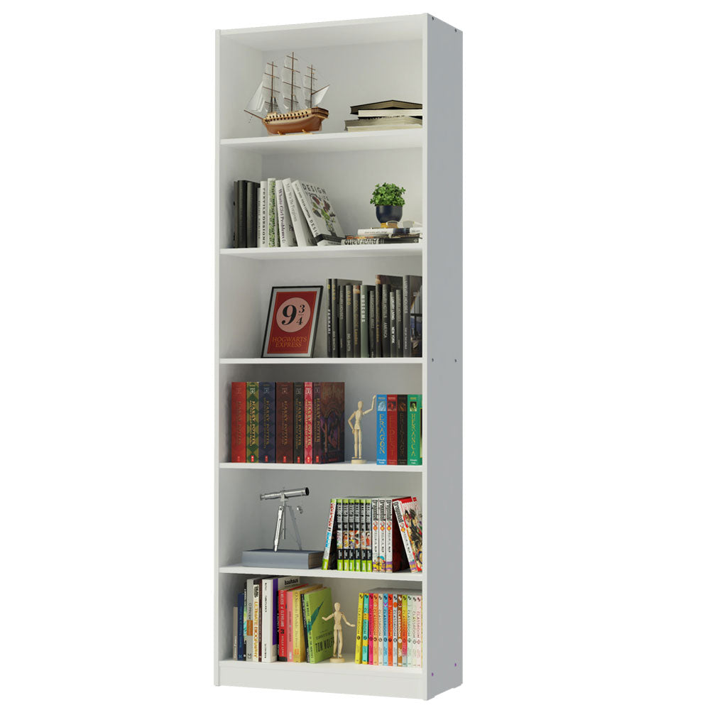 Estante Librero 6908 con 6 Nichos Blanco