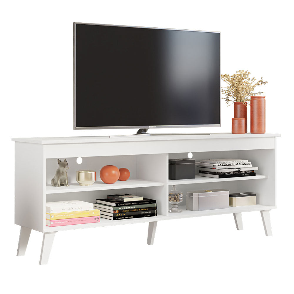 Mueble para TV Turim hasta 65" com Patas Blanco