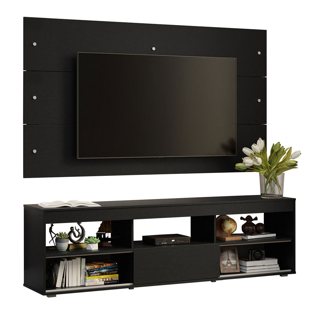 Mueble para TV y Panel Hasta 65" Negro Orlando