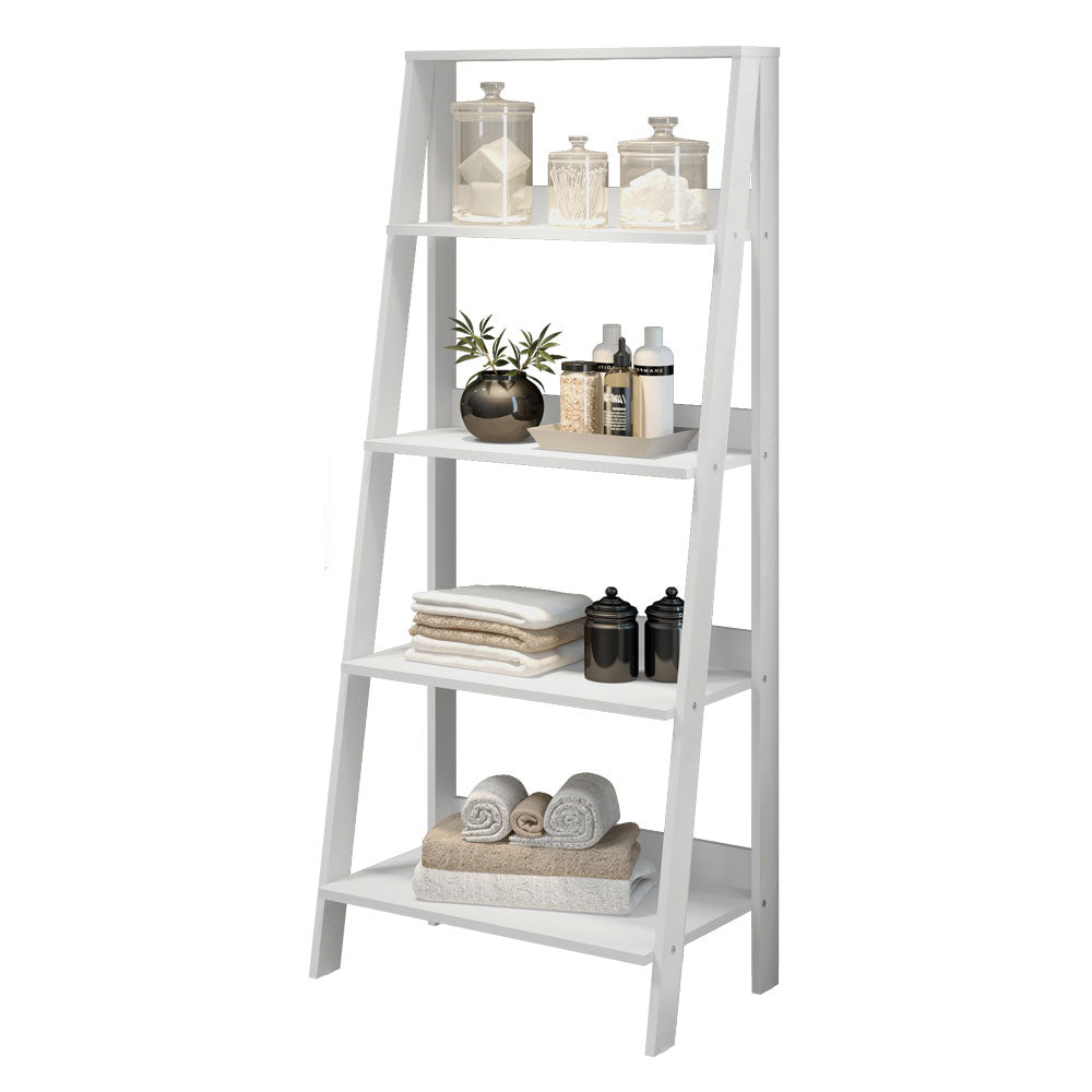 Estante Organizadora Multiuso para Baño con 4 Niveles Blanco