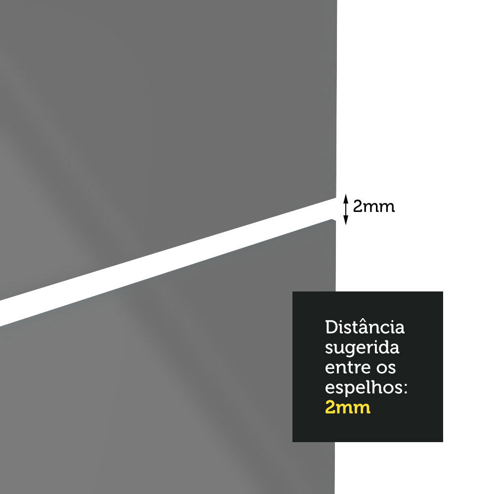 Kit con 3 Espejos de 66.7 x 72.9 cm para Clóset
