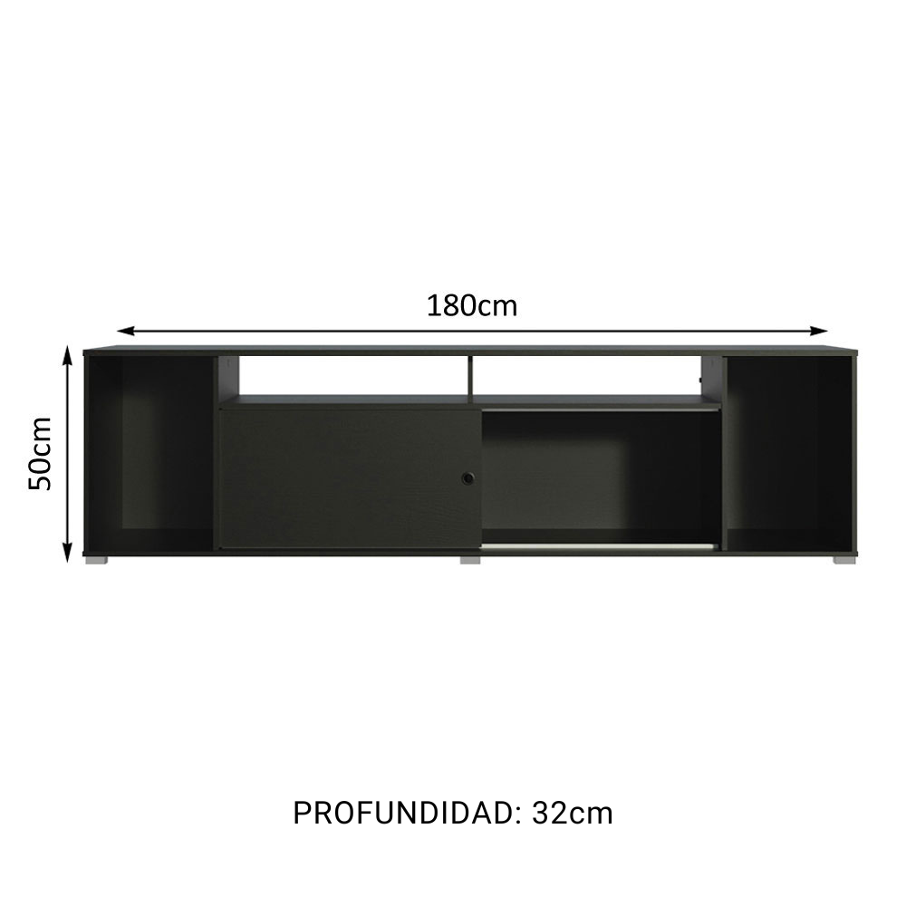 Mueble para TV de hasta 65 Pulgadas Cancún Negro