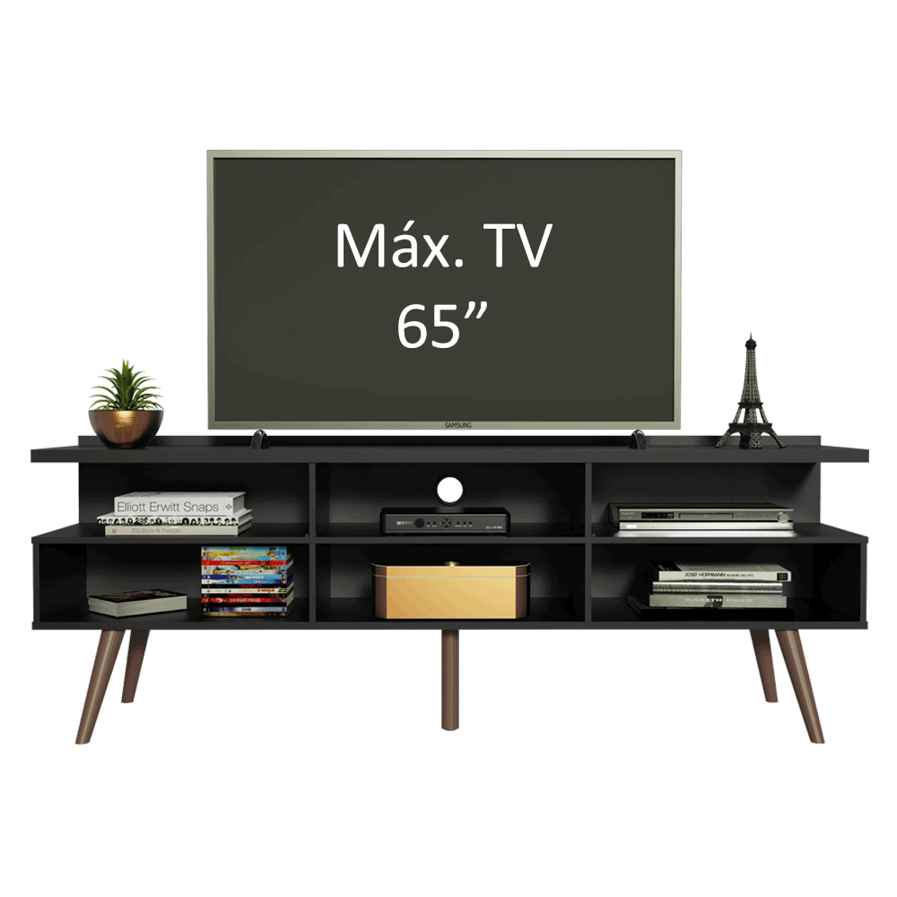Mueble para TV Hasta 65'' Negro Londres
