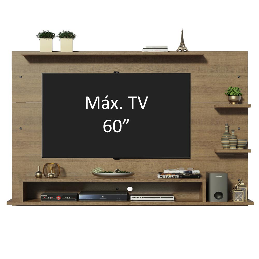 Panel para TV Hasta 60'' Marrón Alfa
