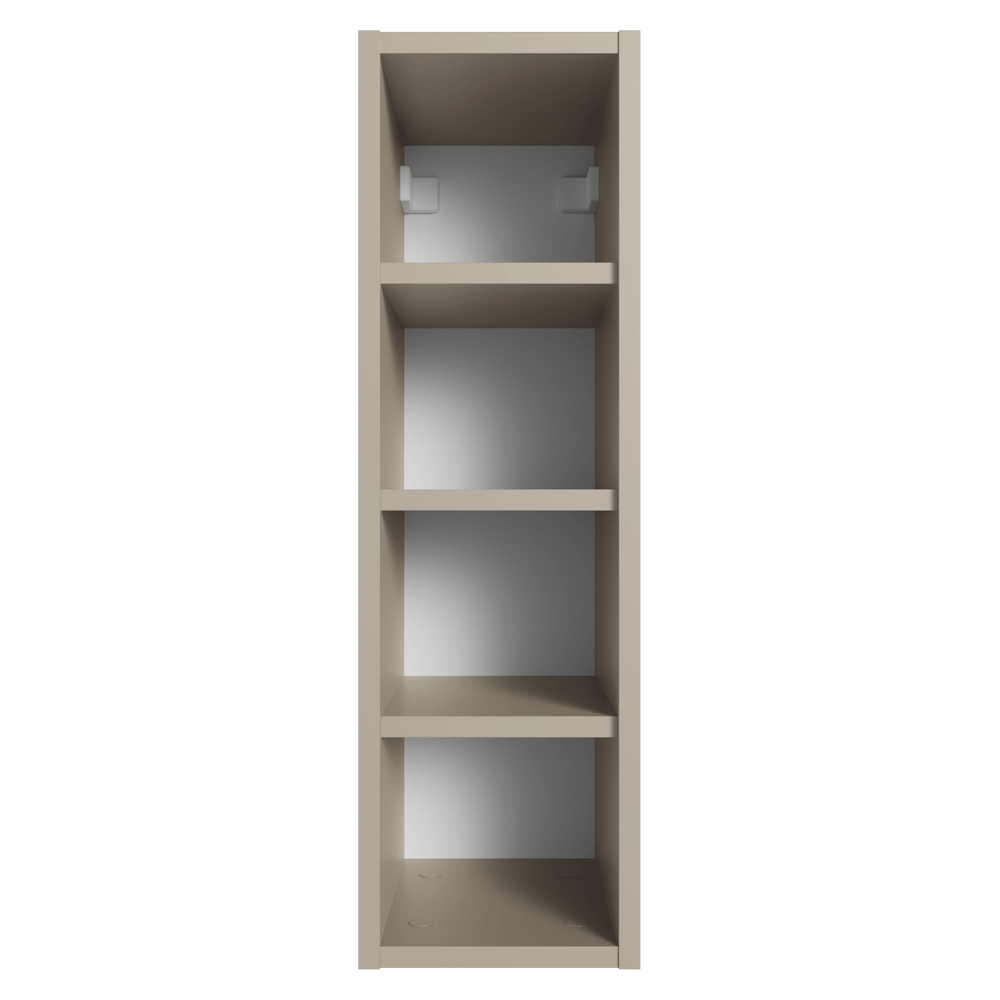 Gabinete Superior Botellero con 4 Nichos Nice Crema