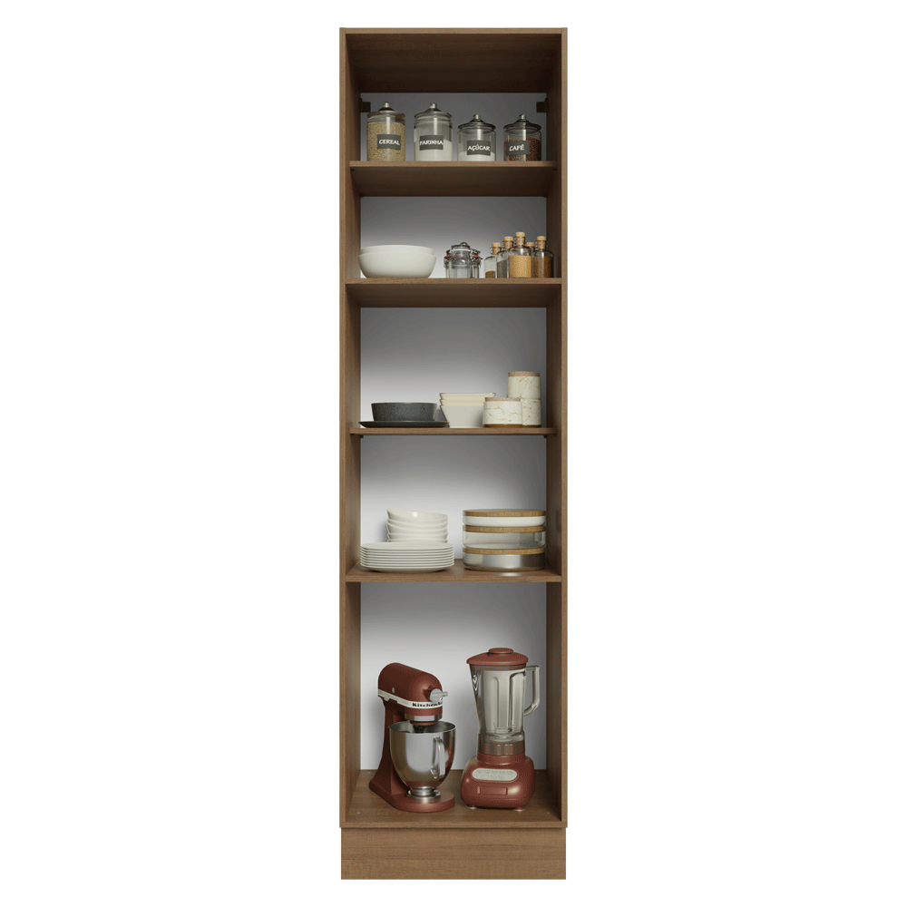 Despensero 60 cm 3 Puertas Marrón/Verde Vik Madesa