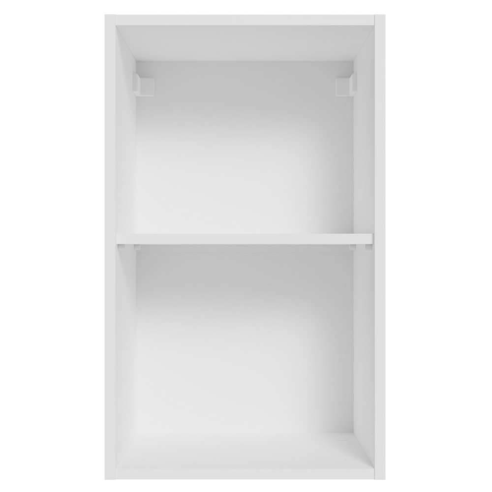 Gabinete Superior para Recámara 40 cm 2 Nichos Neo Blanco
