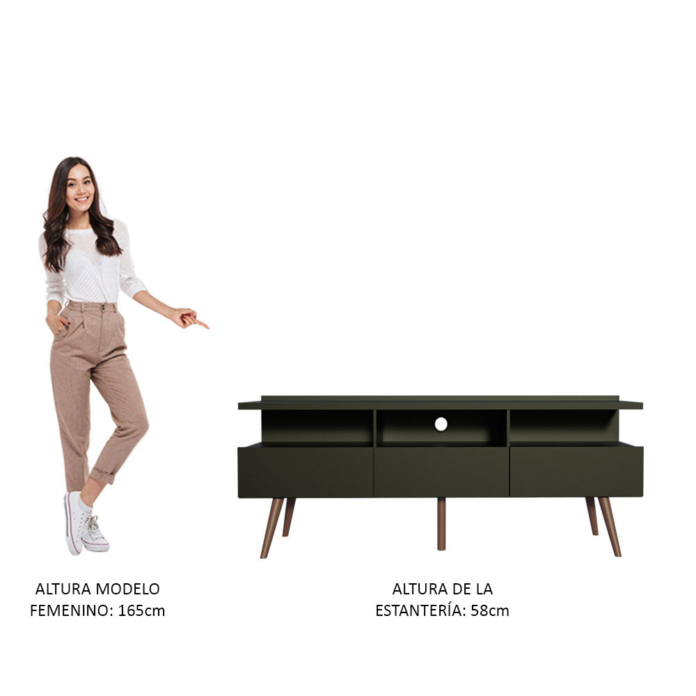 Mueble para TV Londres Hasta 65'' Negro