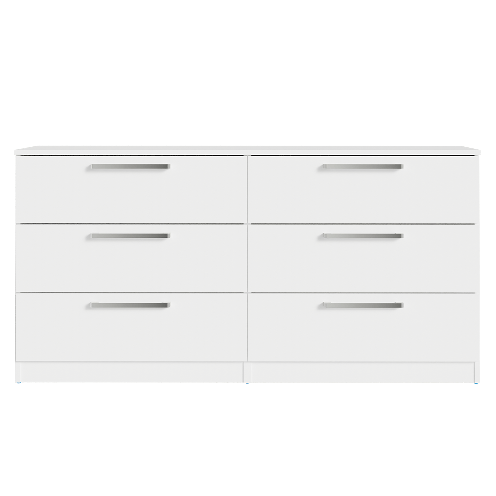 Cómoda Infantil 6 Cajones Blanco 3435