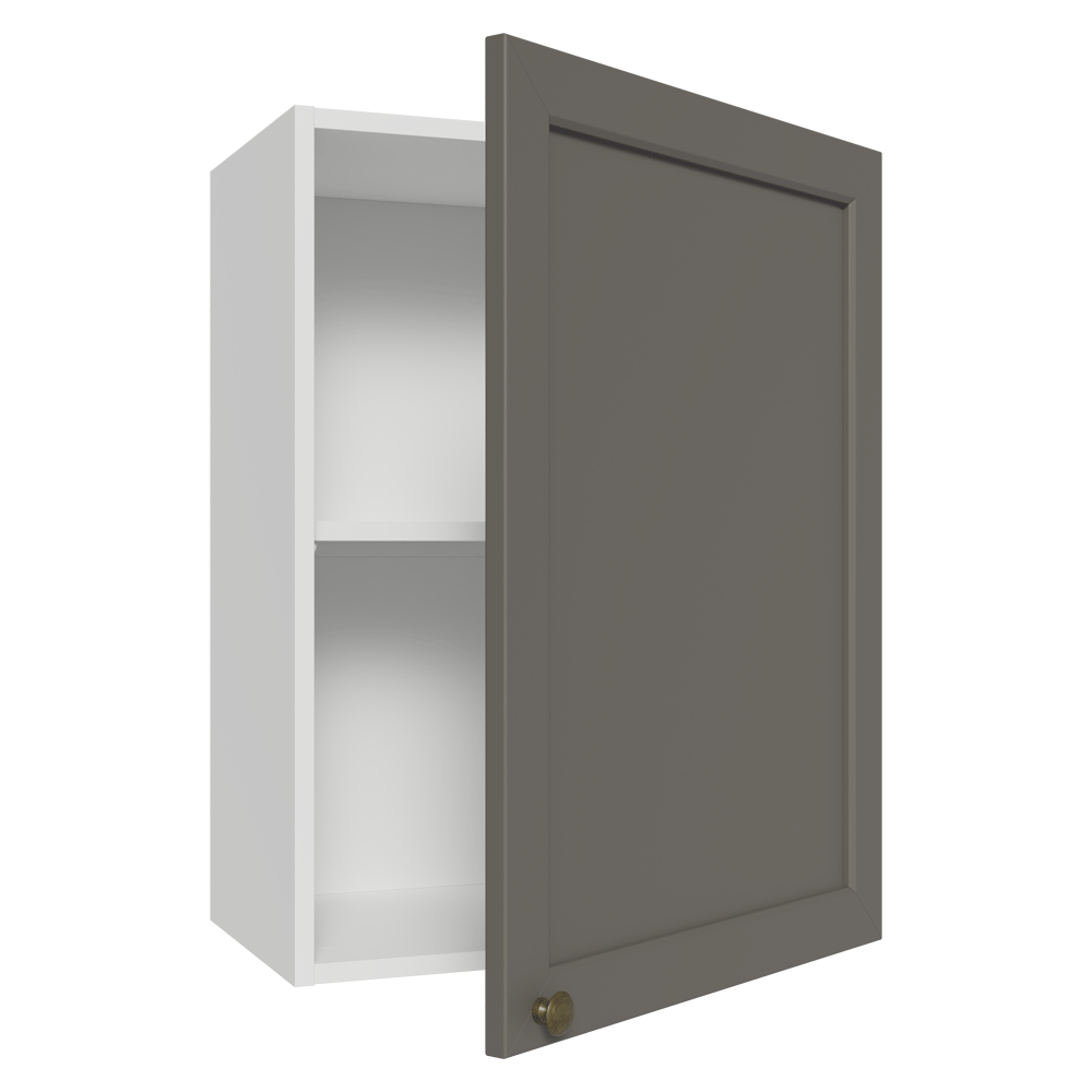 Gabinete Superior 50cm 1 Puerta Blanco/Gris Vik Madesa