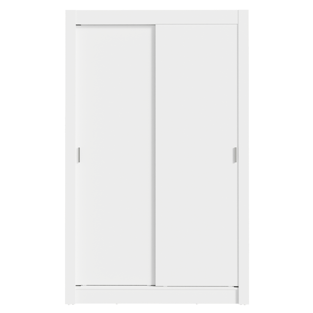 Conjunto de Recámara Individual con Clóset 2 Puertas y Cómoda Blanco Madesa