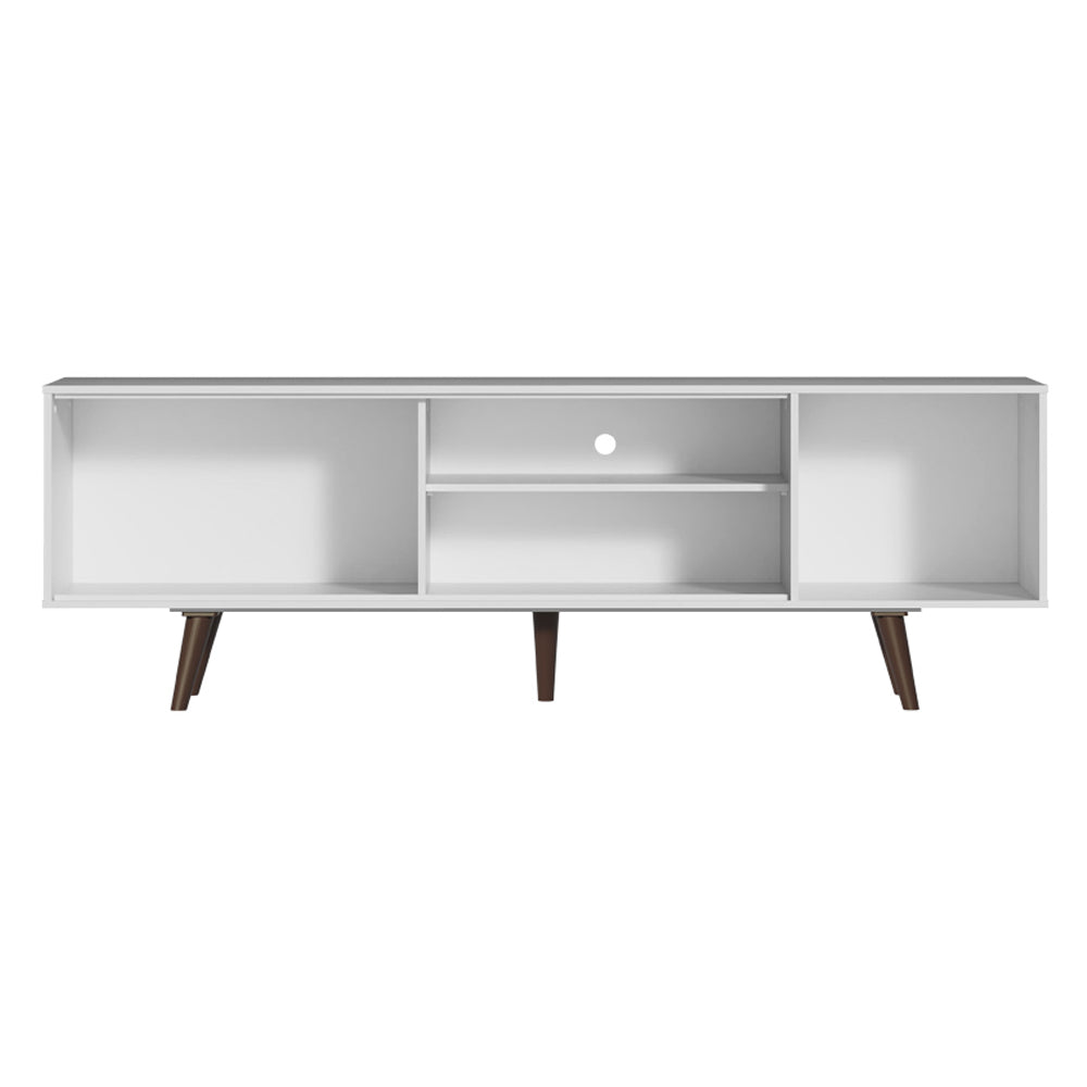 Mueble para TV Dubai hasta 65" con Patas Blanco/Marrrón