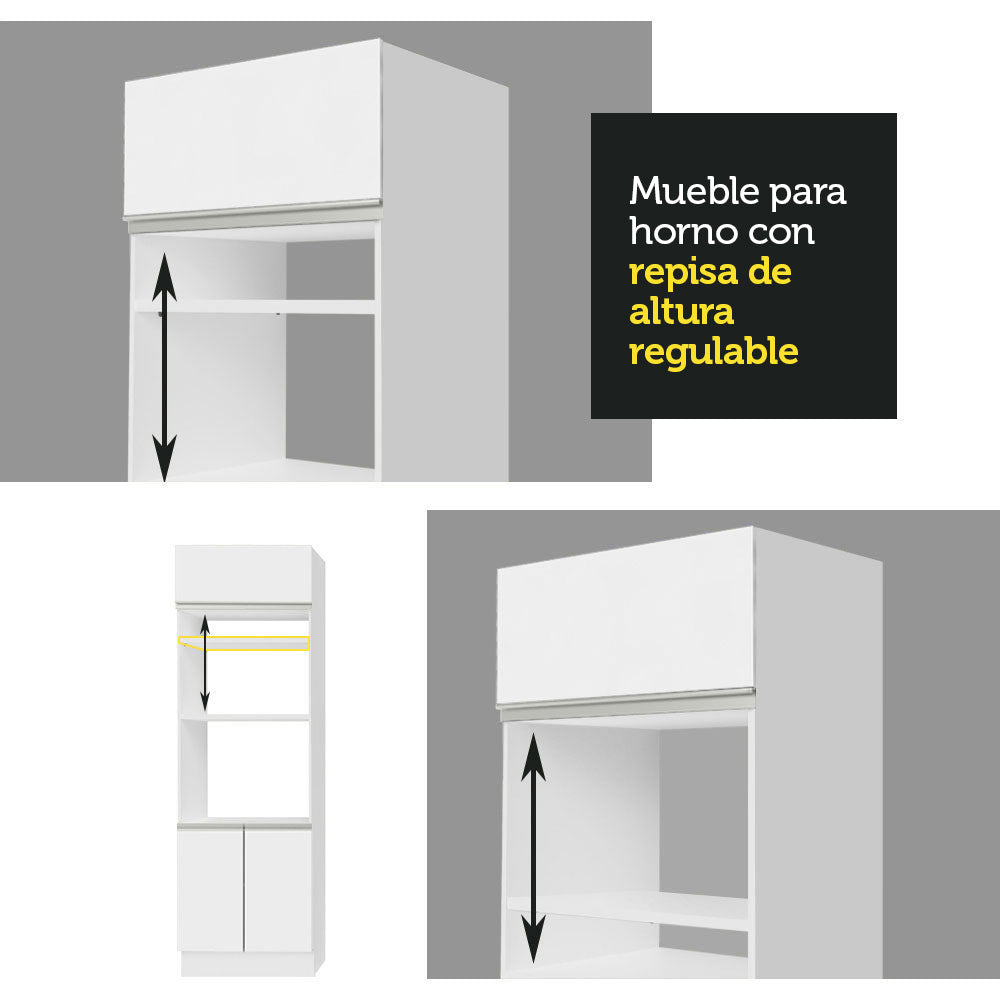Cocina Integral 290 cm Blanco Vicenza