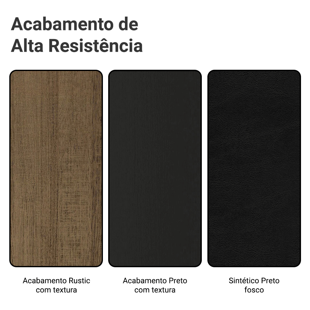 Juego de Comedor Mesa con Encimera de Vidrio y 4 Sillas Color Marrón/Negro Madesa Aline