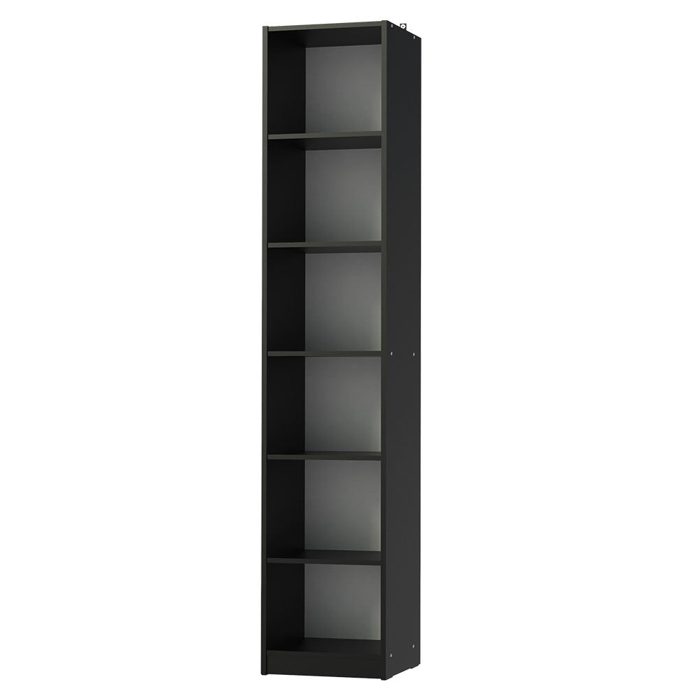 Estante Librero 6906 con Nichos Negro