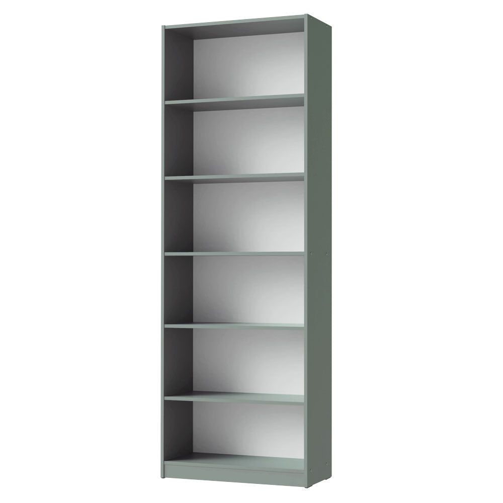 Estante Librero 6908 con 6 Nichos Gris