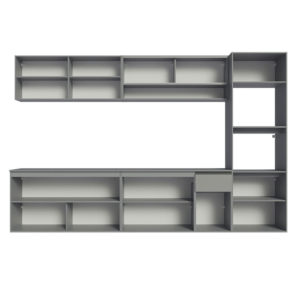 Cocina Integral 300 cm sin Patas Gris Nice 04