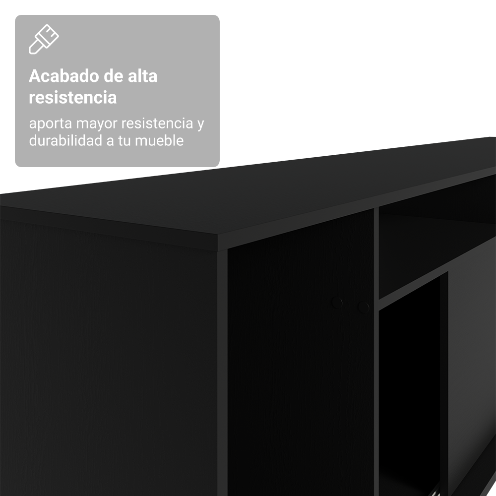 Mueble para TV de hasta 65 Pulgadas Cancún Negro