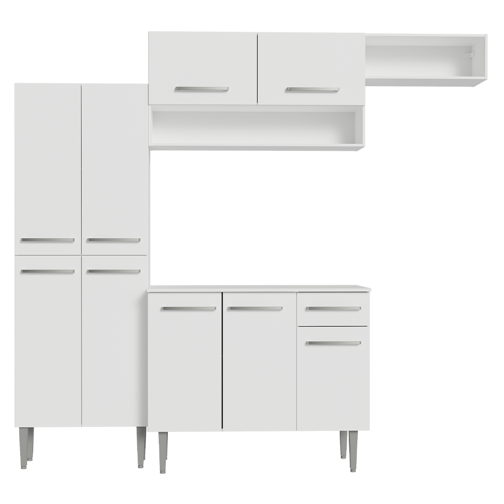 Cocina Integral 229cm Blanco Emilly Madesa 18