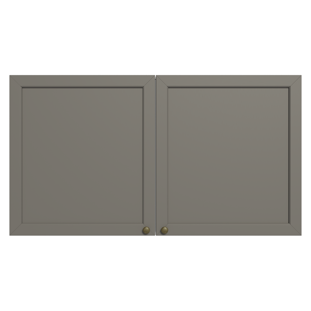 Gabinete Superior 120 cm 2 Puertas Blanco/Gris Vik Madesa