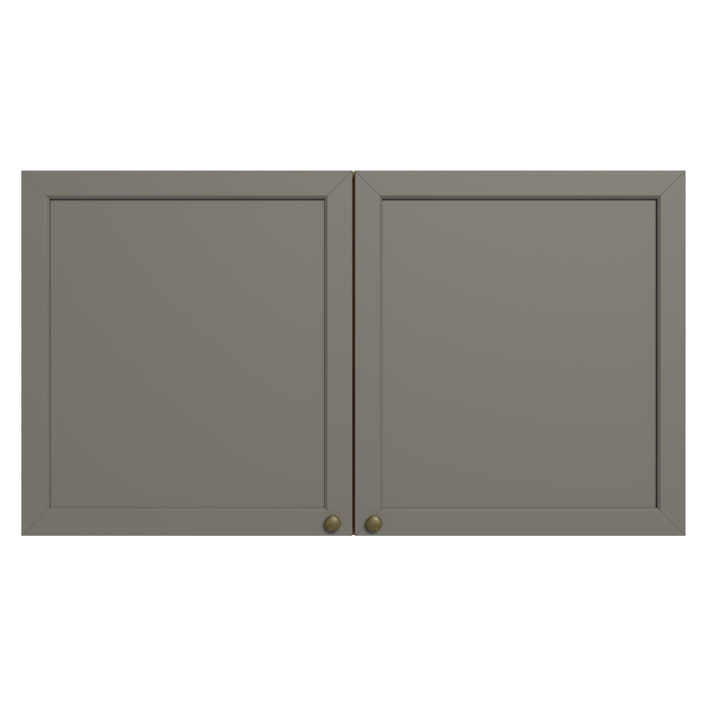 Gabinete Superior 120 cm 2 Puertas Marrón/Gris Vik Madesa