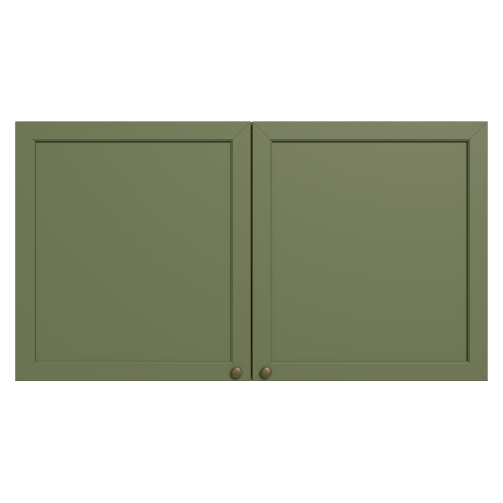 Gabinete Superior 120 cm 2 Puertas Blanco/Verde Vik Madesa