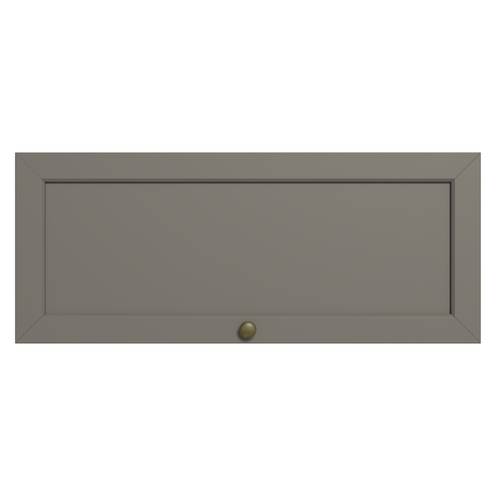 Gabinete Superior 80 cm 1 Puerta Abatible Blanco/Gris Vik Madesa