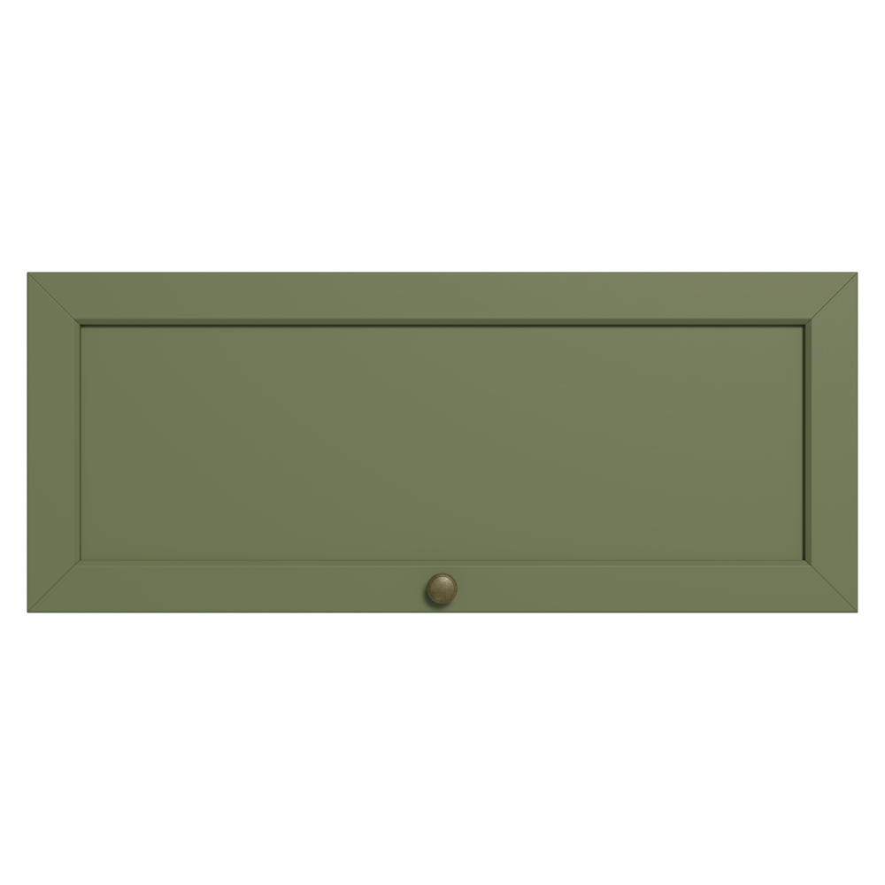 Gabinete Superior 80 cm 1 Puerta Abatible Marrón/Verde Vik Madesa