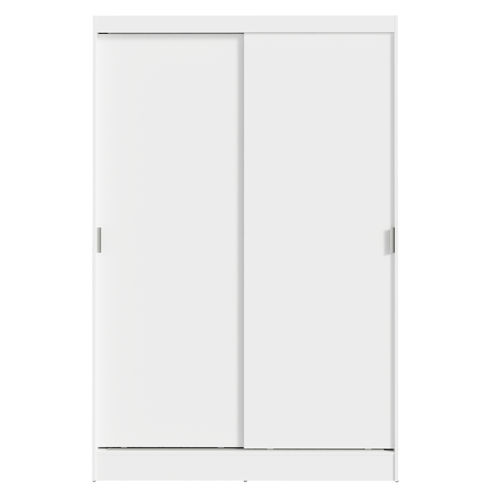 Recámara Infantil Clóset 119cm 2 Puertas 2 Cajones y Cómoda 6 Cajones Blanco