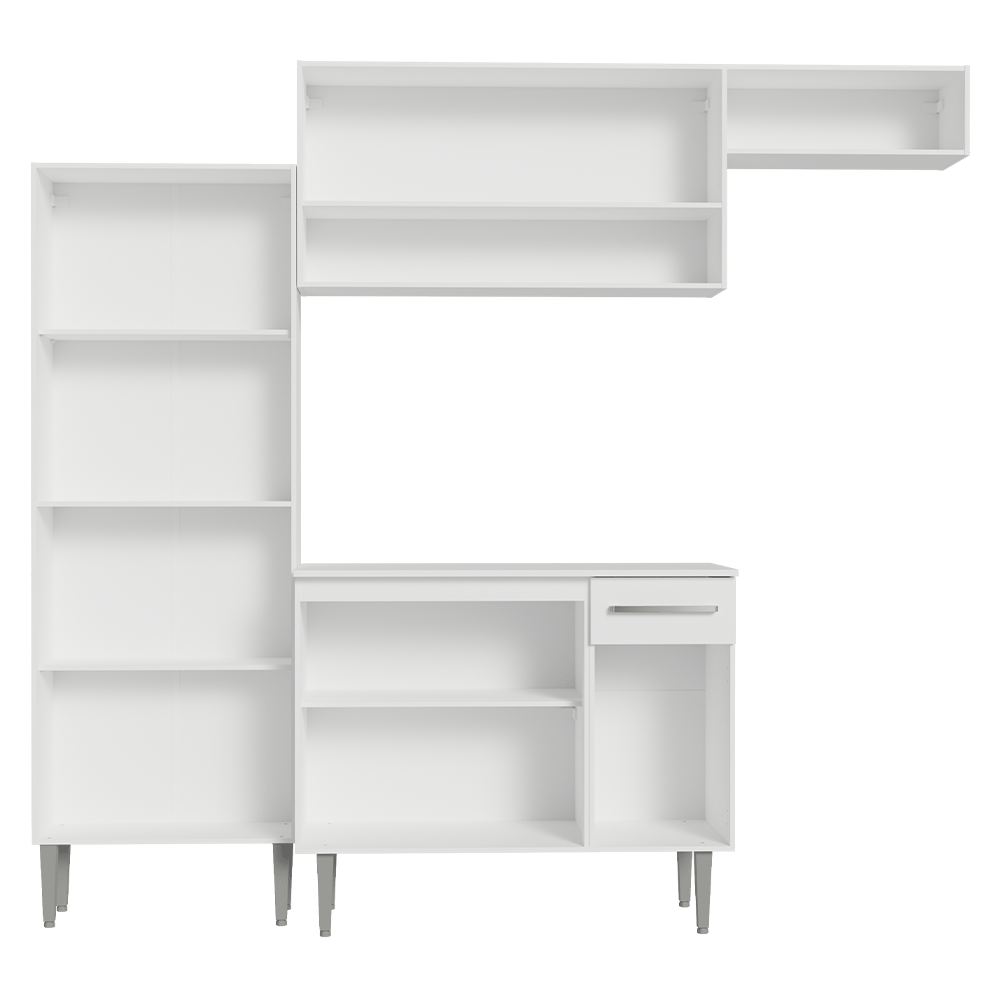 Cocina Integral 229cm Blanco Emilly Madesa 18