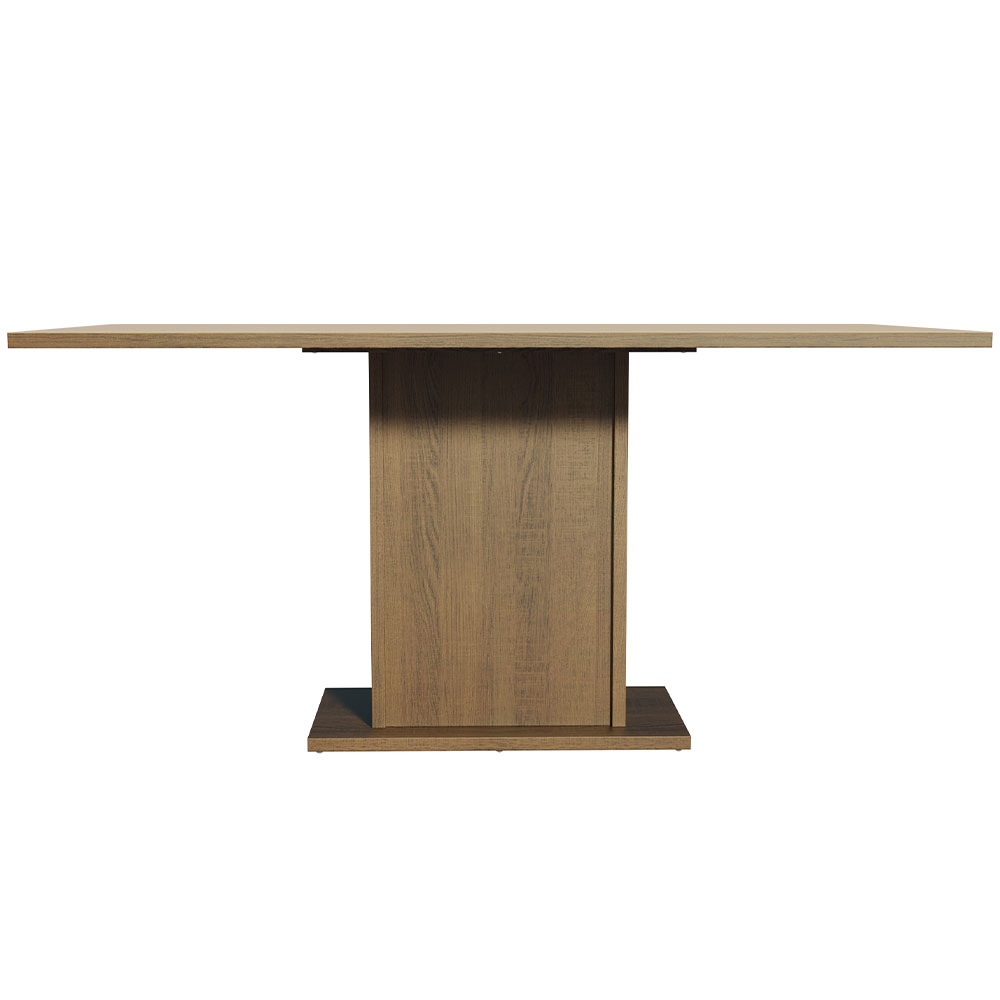 Juego de Comedor Mesa Encimera de Madera 6 Sillas Marrón/Crema/Imperial Renata
