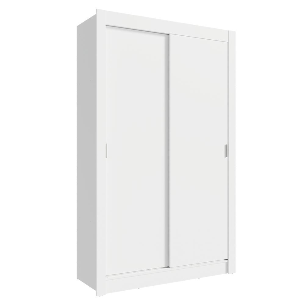 Recámara Infantil Clóset 117cm 2 Puertas y Cómoda Blanco