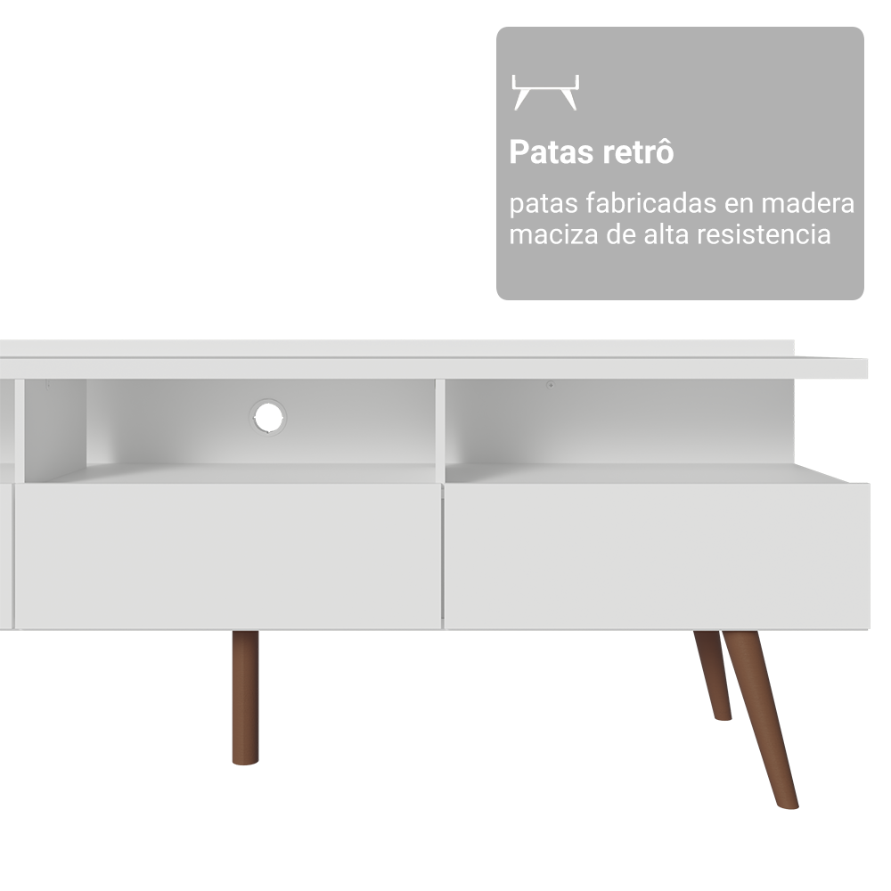 Mueble para TV Hasta 65'' Blanco Londres