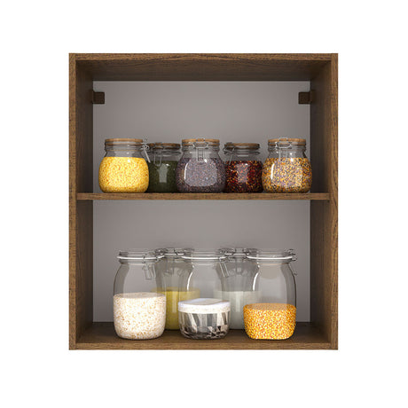 Alacena 60 cm 1 Puerta Marrón/Crema Agata Madesa